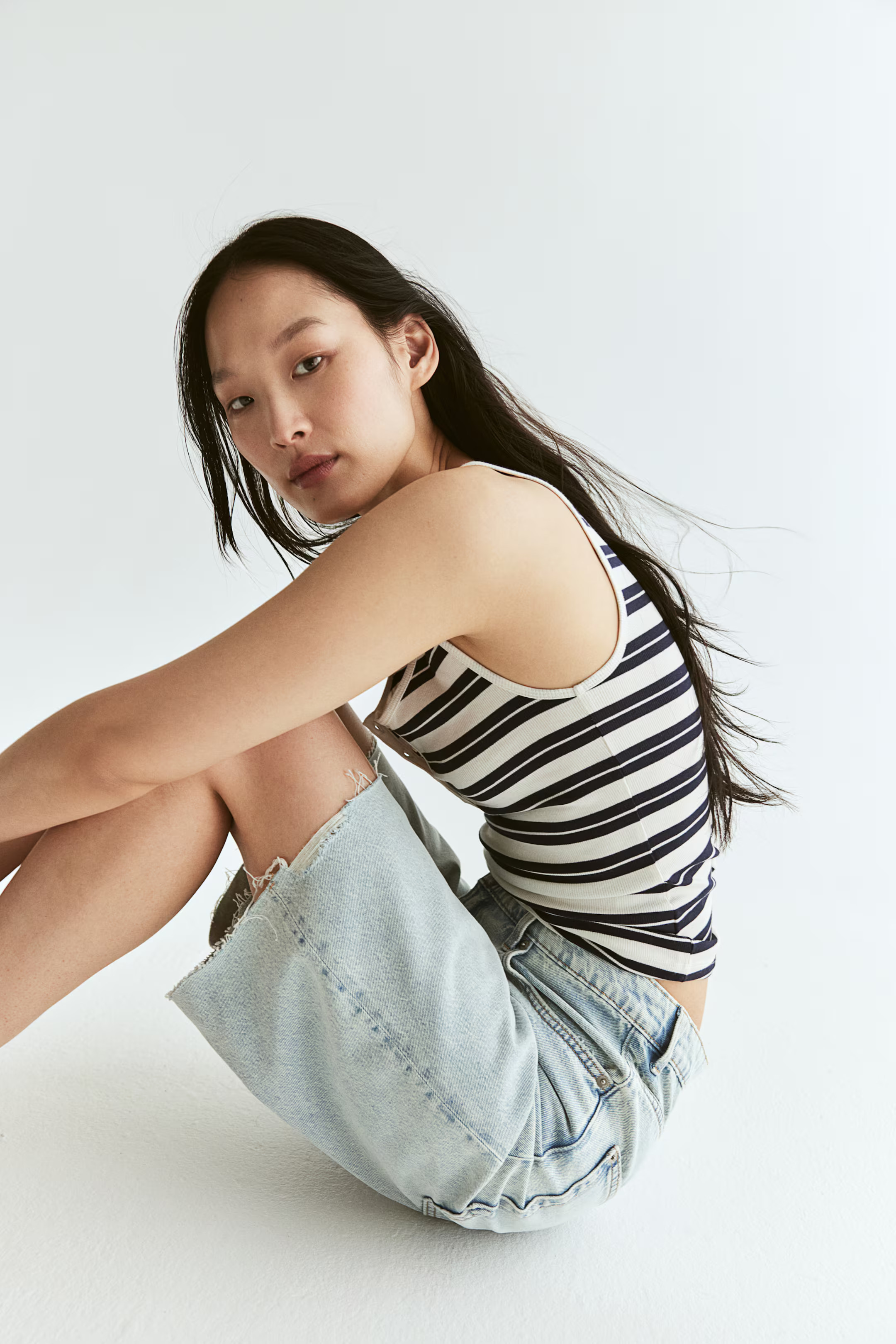 Ribbed vest top | H&M (UK, MY, IN, SG, PH, TW, HK)