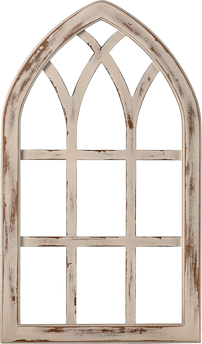 Ka Home Cathedral Arch Wall Decor Window - Rustic Window Frame for Farmhouse, Vintage or Salvage ... | Amazon (US)