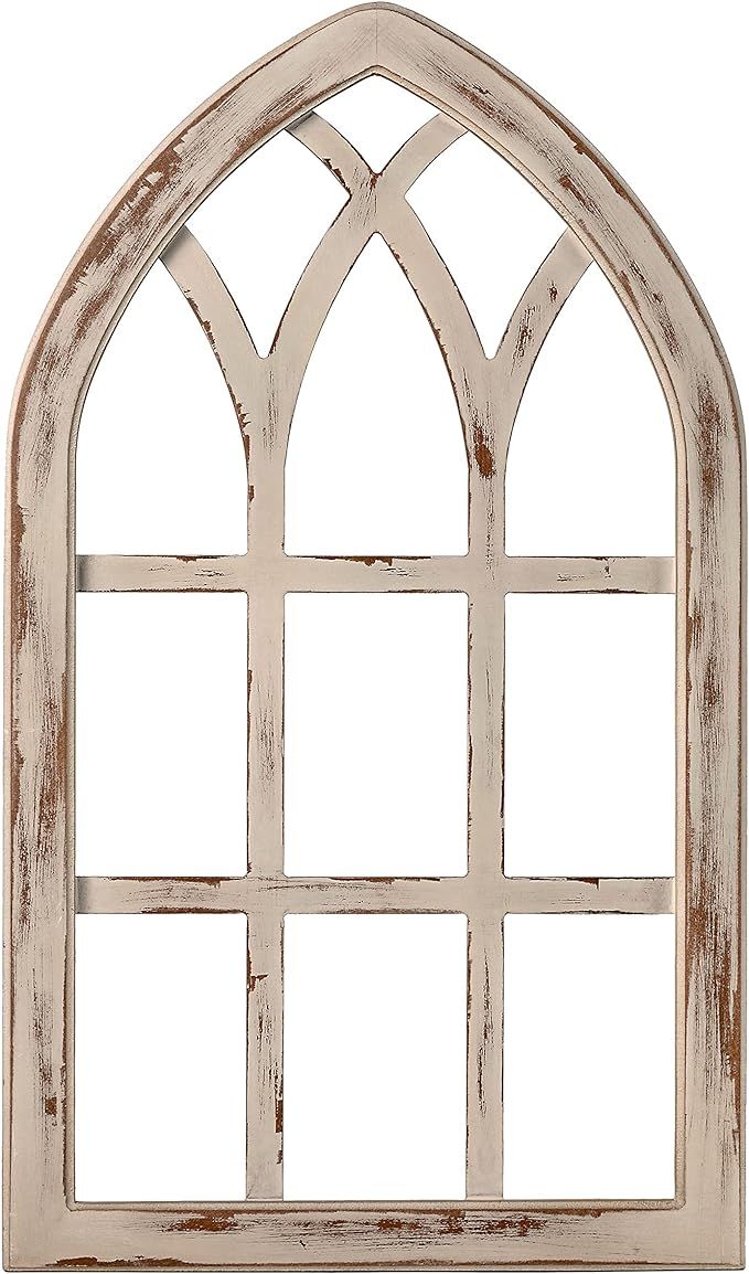 Ka Home Cathedral Arch Wall Decor Window - Rustic Window Frame for Farmhouse, Vintage or Salvage ... | Amazon (US)