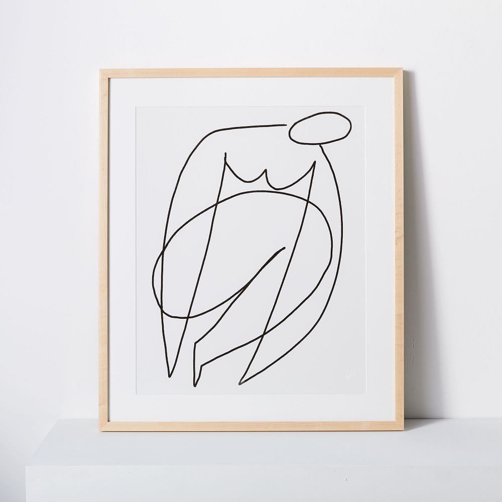 Kate Arends Framed Print - Woman | West Elm (US)
