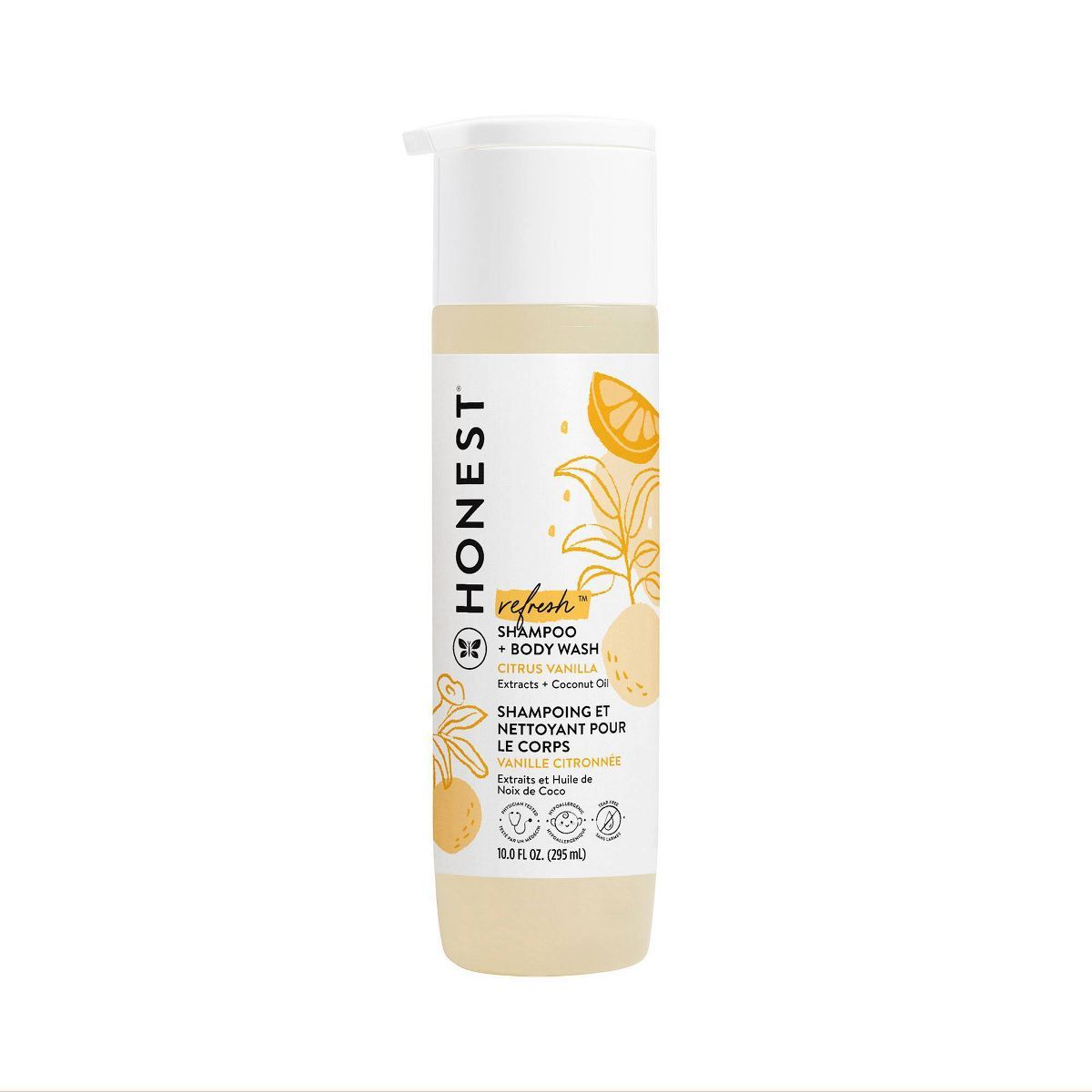 The Honest Company Refresh Shampoo + Body Wash- Citrus Vanilla - 10 fl oz | Target