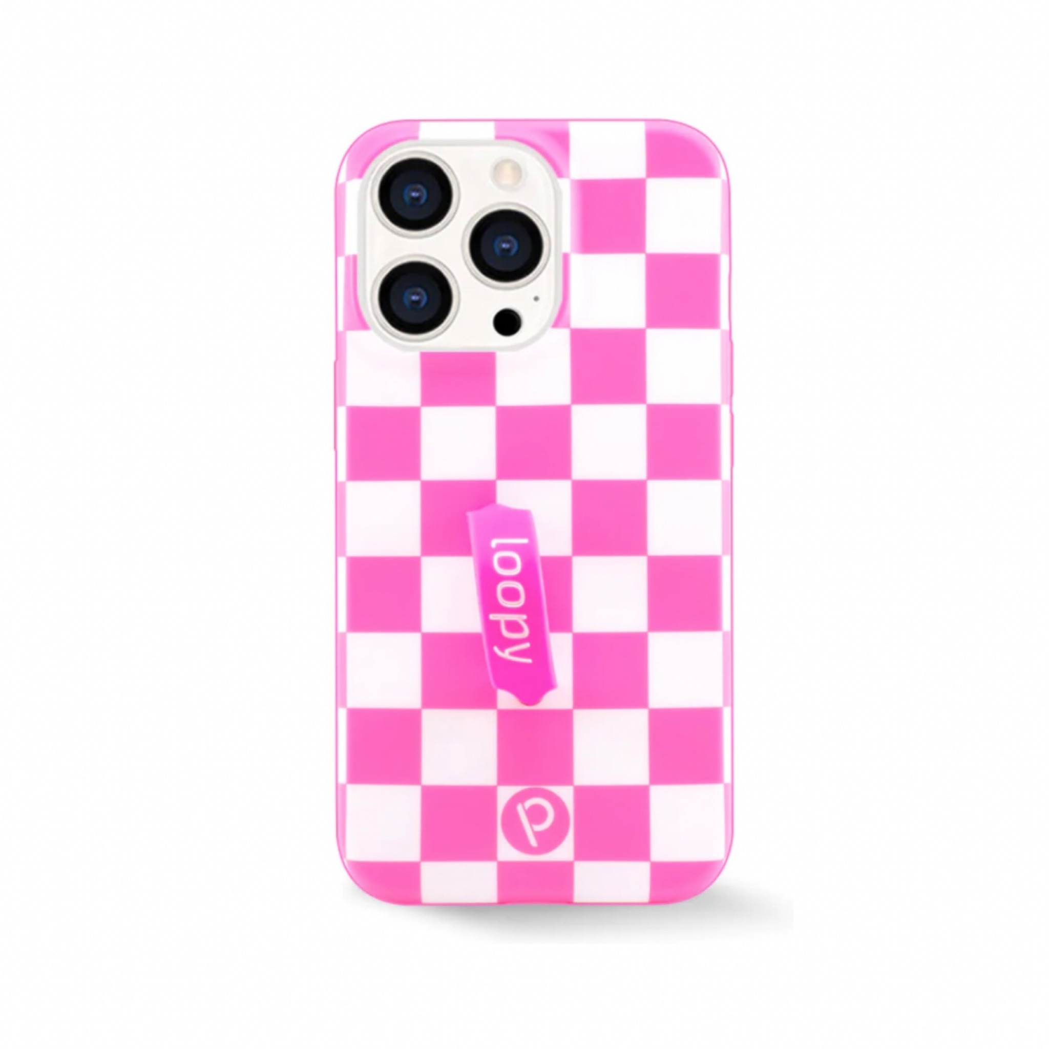 Pink & White Checkered Loopy Case curated on LTK