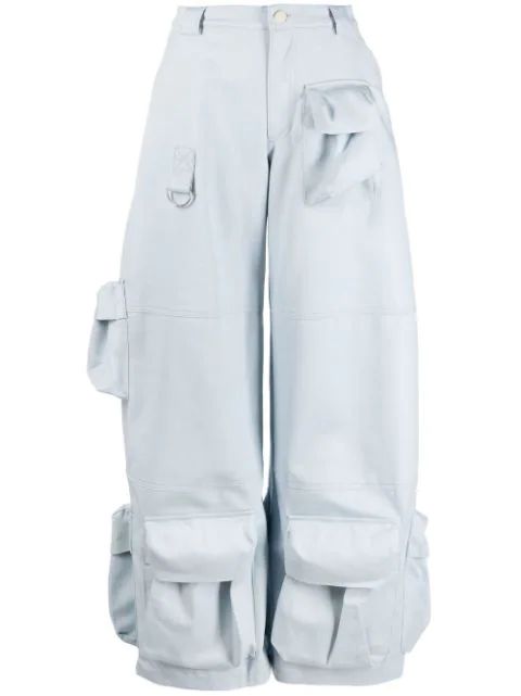 Collina Strada Oversized Cargo Trousers - Farfetch | Farfetch Global