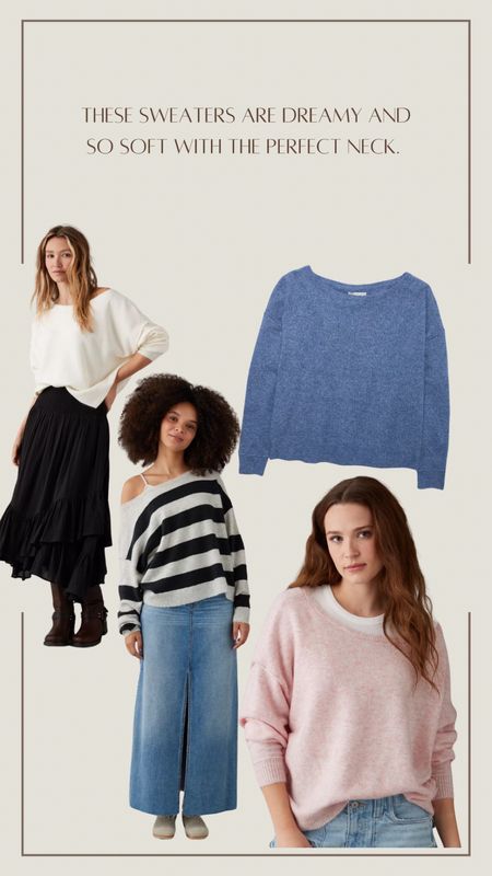 Gahh i wanted to roll Aron Don these sweaters yesterday. So soft and feminine and perfection. And the neck. I grabbed two colors but went five 😂

#LTKstyletip #LTKmidsize #LTKplussize