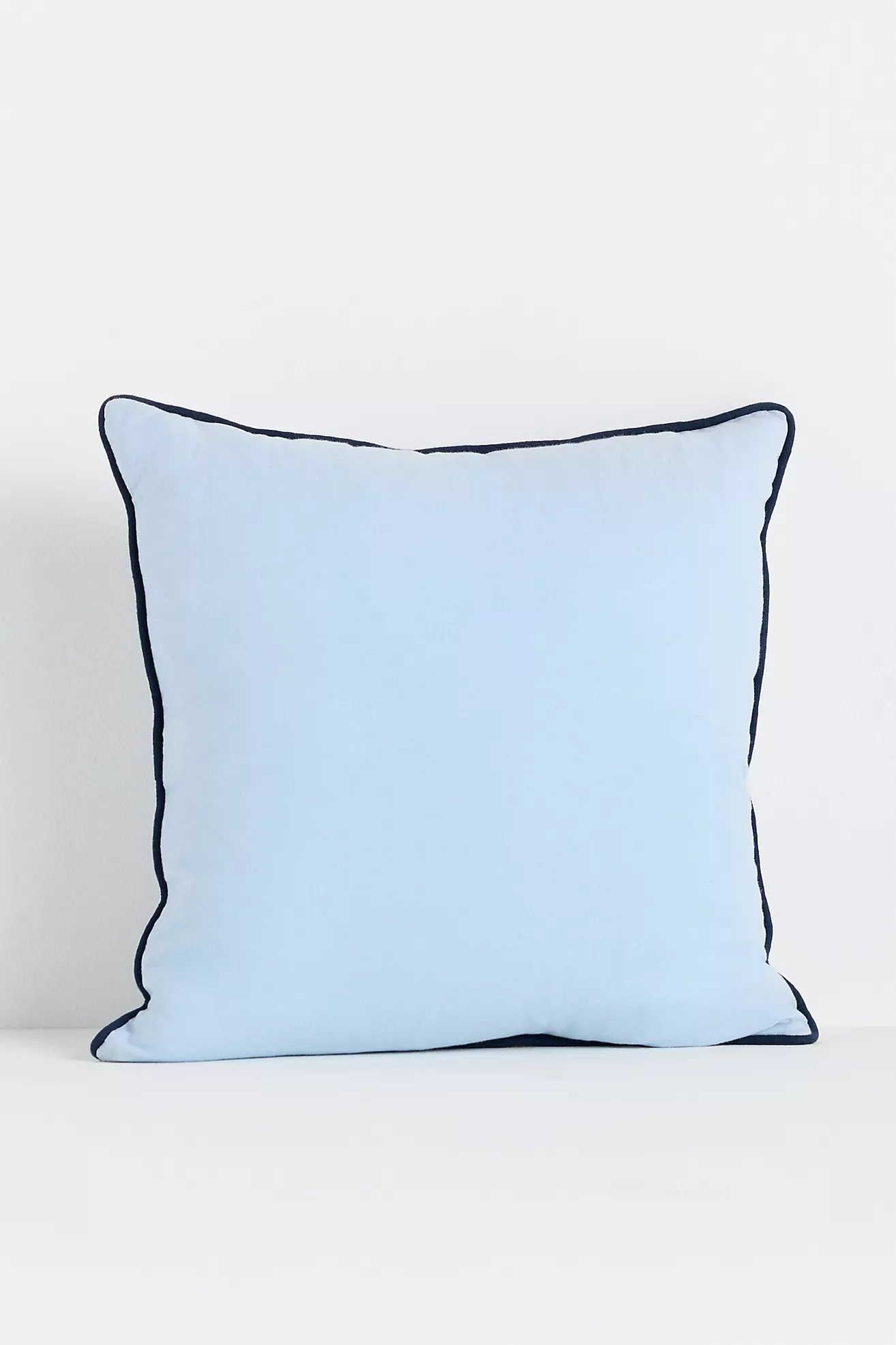 Icon Cotton Embroidered Pillow | Anthropologie (US)