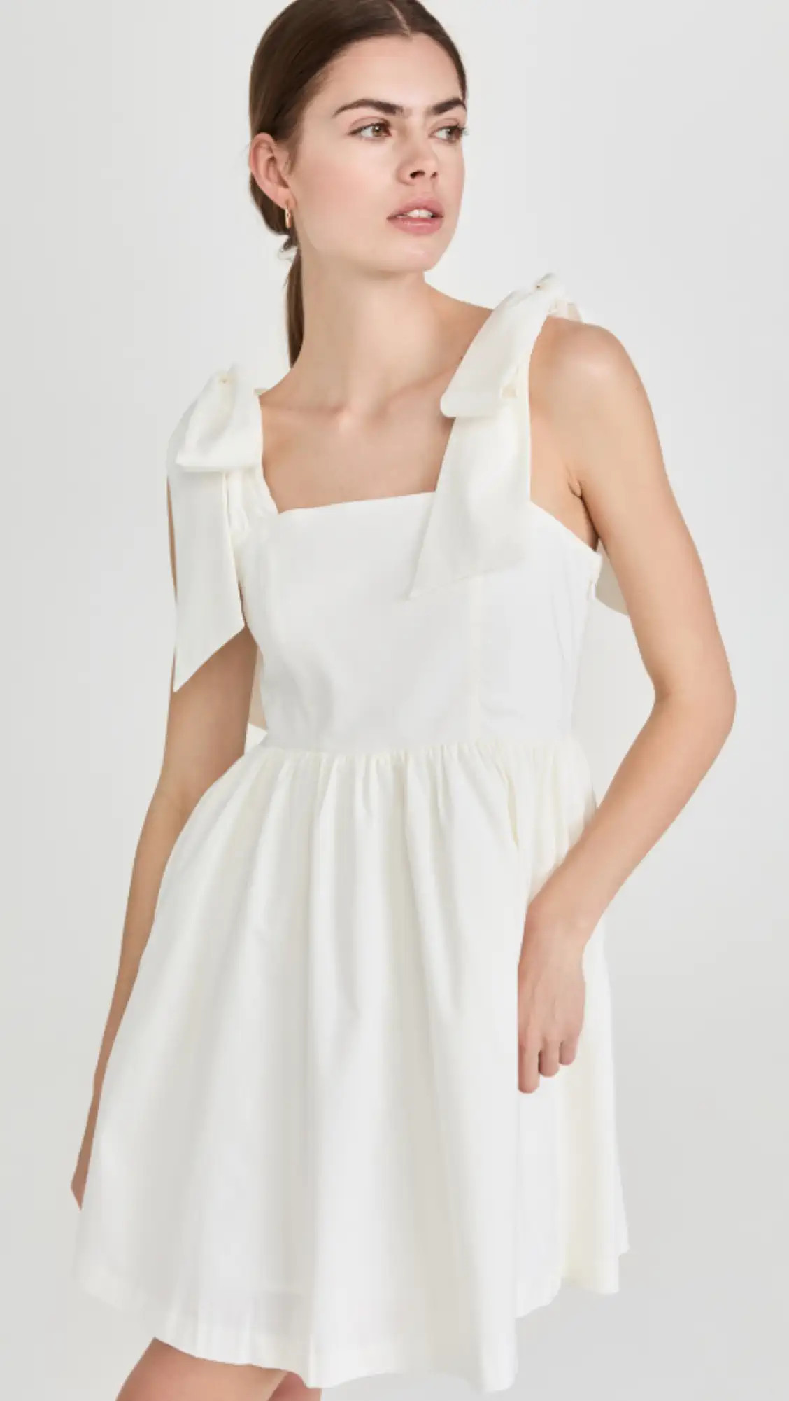 Bowed Baby Doll Mini Dress | Shopbop
