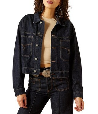 Ariat Denim Western Utility Trucker Jacket | Dillard's | Dillard's