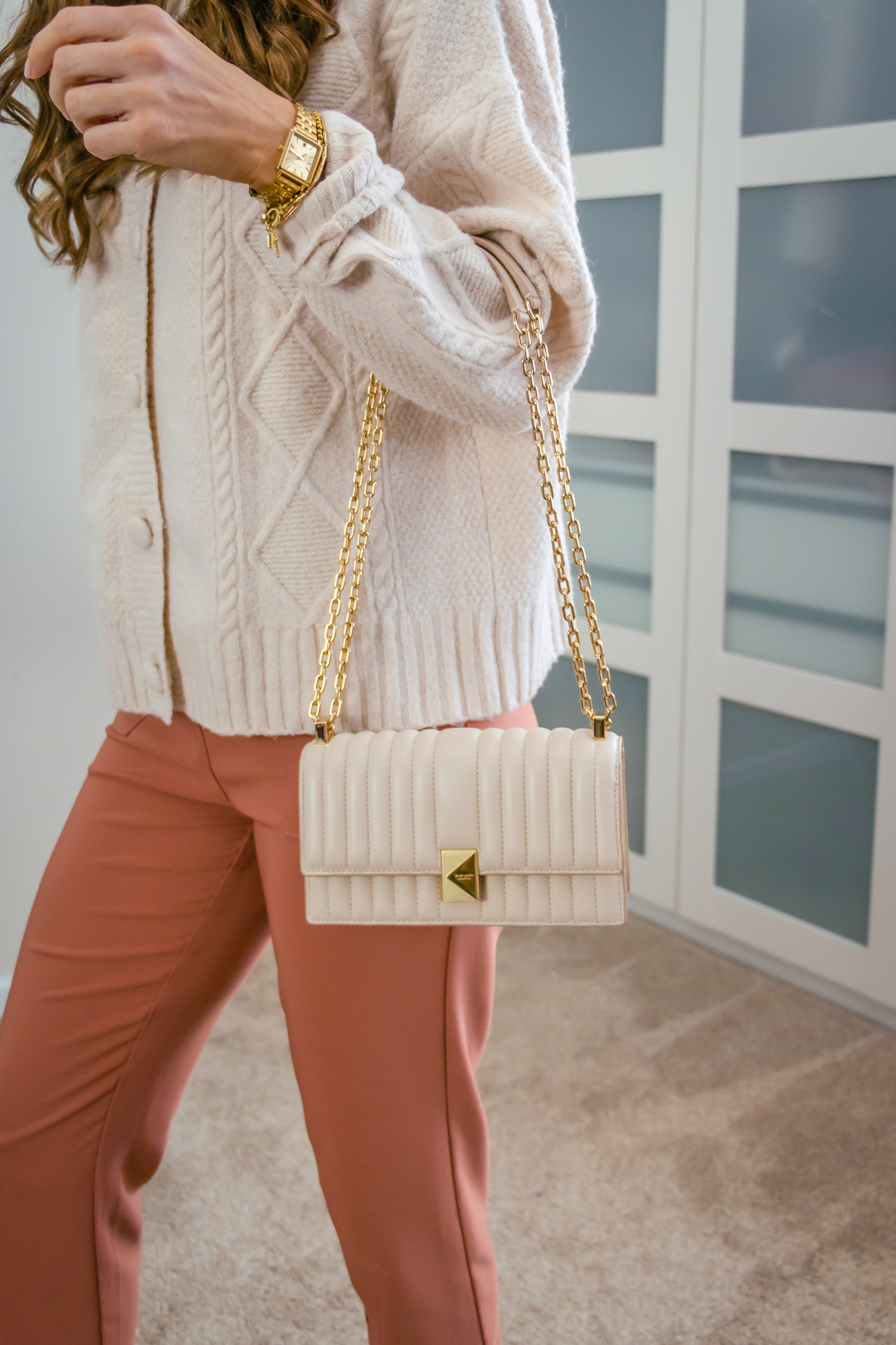 Loving these accessories. My favorite is the gold cross bracelet! It's so stylish and versatile. Also, the Kate Spade handbag is well worth the splurge as far as quality goes. Check out my storefront for more seasonal picks!
 

 #LTKootd #LTKSeasonal #LTKWorkwear