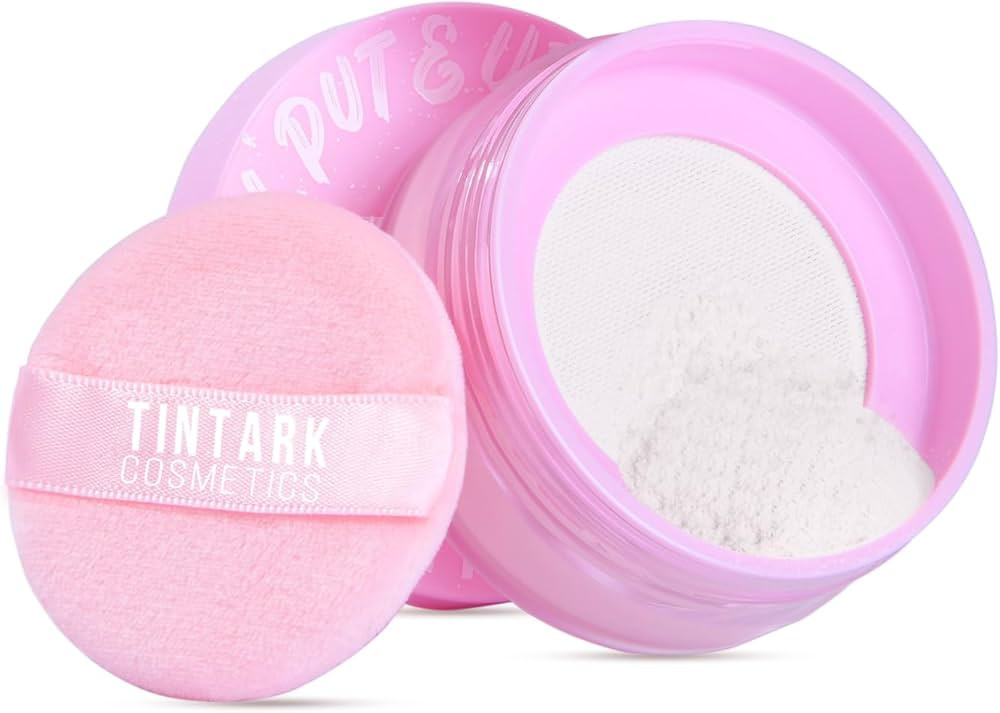 Oil Control loose setting powder Translucent, 24H Long-lasting White Blurring Powder with Puff fo... | Amazon (US)