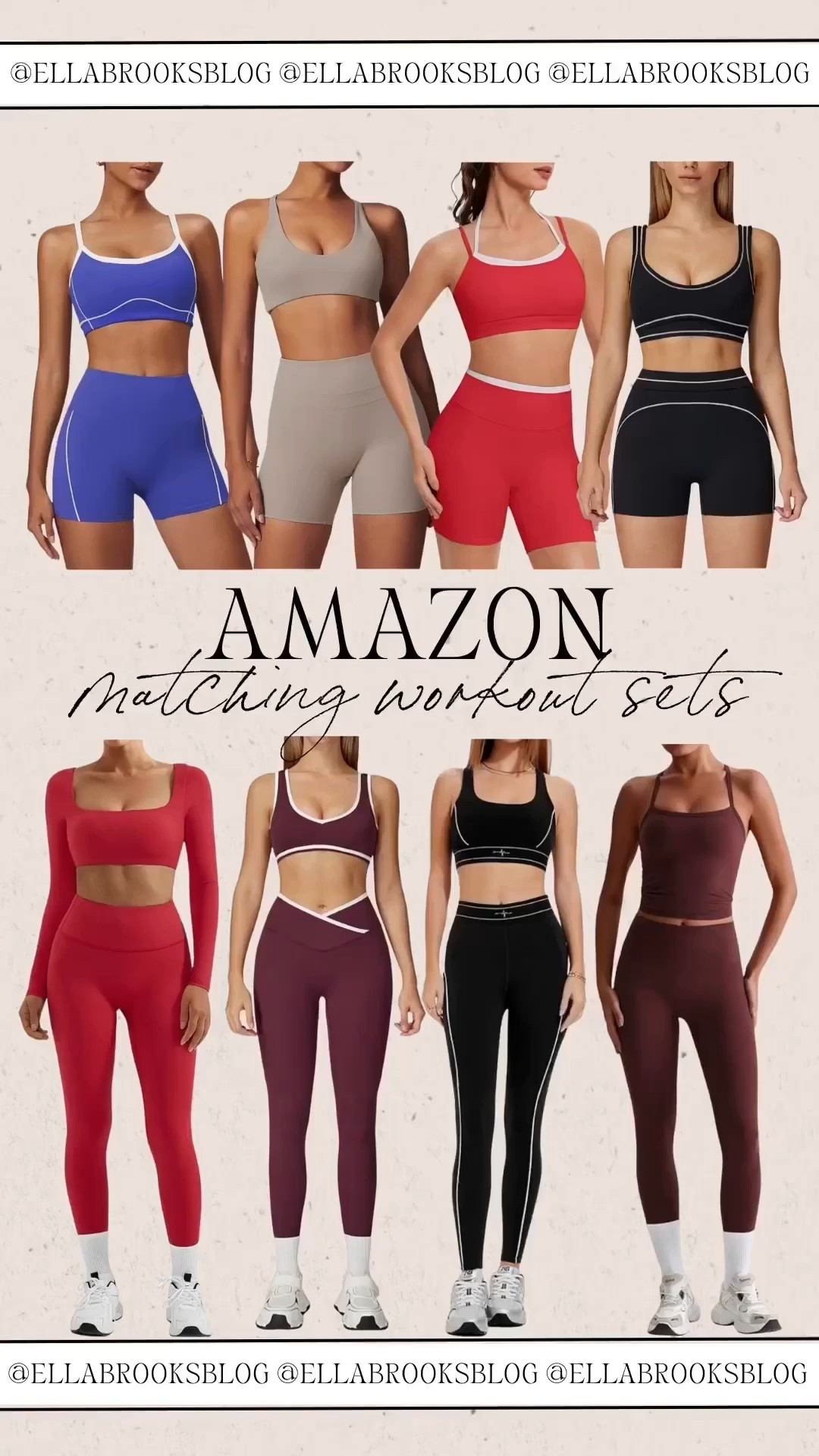 Amazon matching workout sets!

Matching set, athleisure, gym outfit, Amazon fitness

#LTKActive #LTKootd #LTKSeasonal