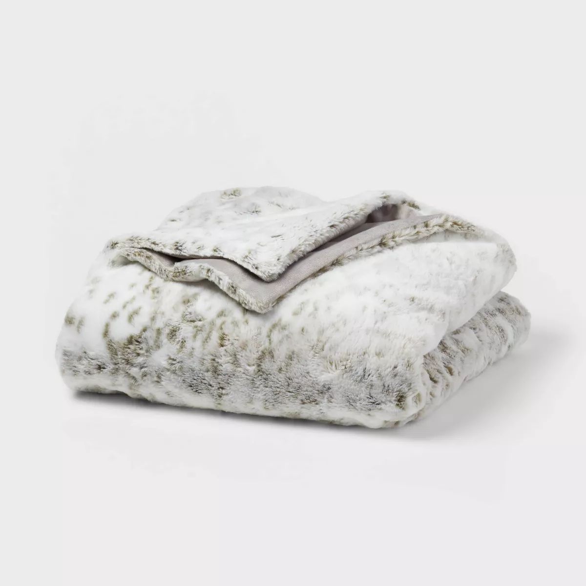 55"x80" Faux Fur Ribbed Bed Blanket - Threshold™ | Target