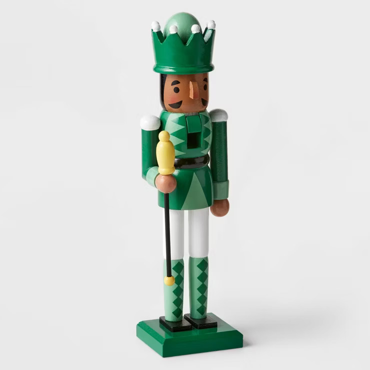 11.5" Wood Nutcracker Green - Wondershop™ | Target