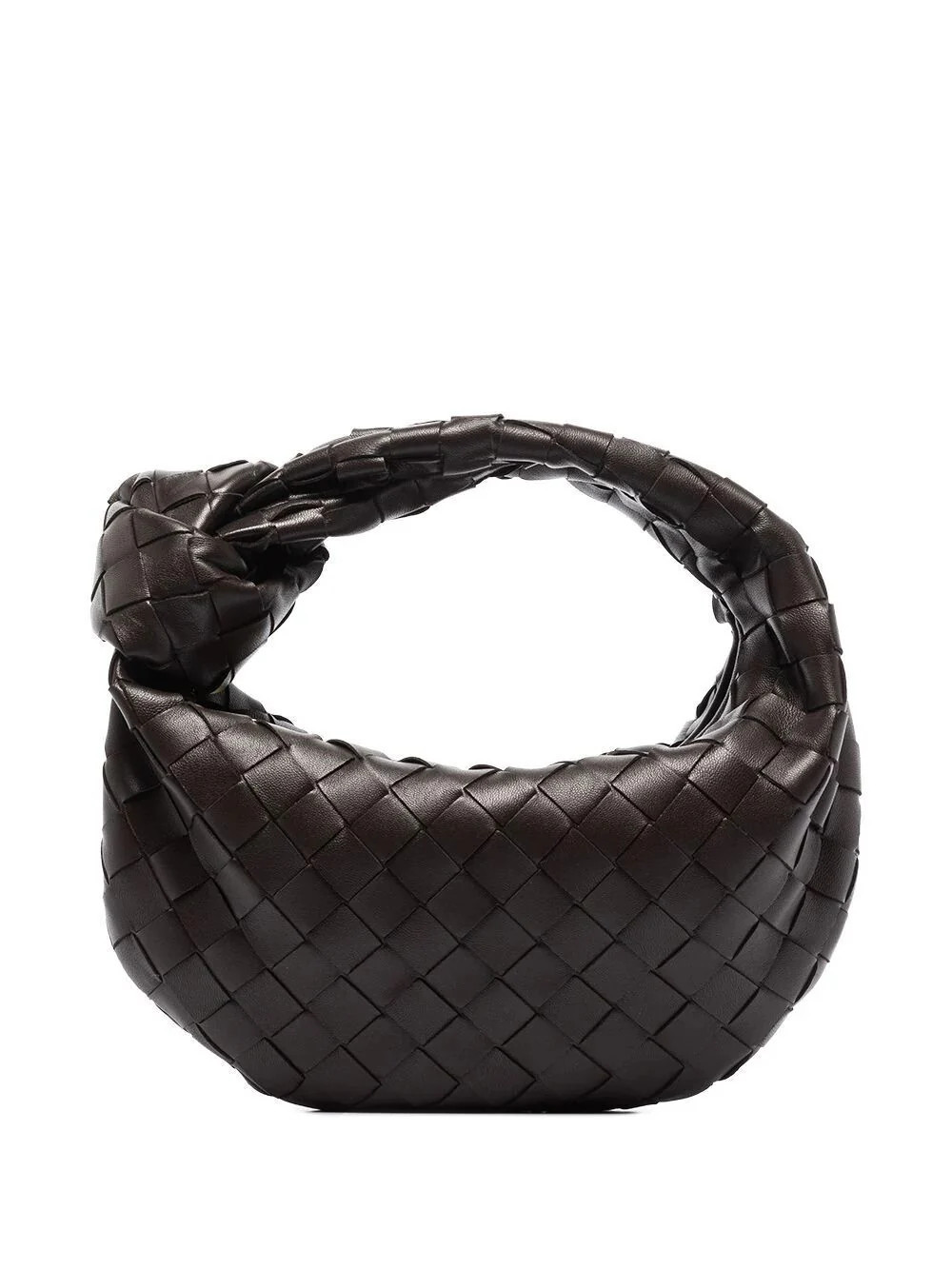 Bottega Veneta Women's The Mini Jodie Tote Bag in Brown | Size UNICA | 651876VCPP5 | LOZURI