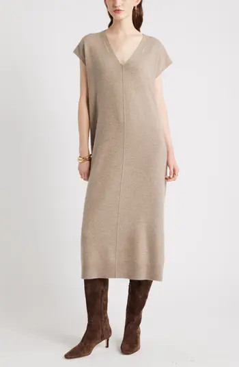 Wool & Cashmere Blend Shift Dress | Nordstrom