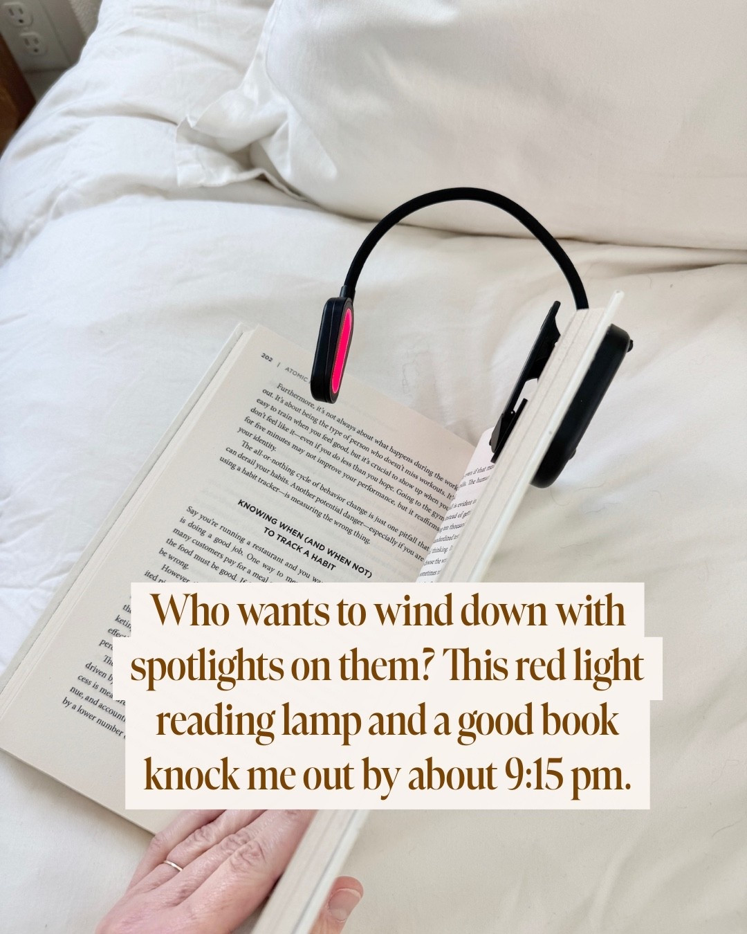 Love this red light reading lamp to help me unwind at night 🙌🏻🙌🏻

#LTKHome #LTKselfcare #LTKdayinmylife