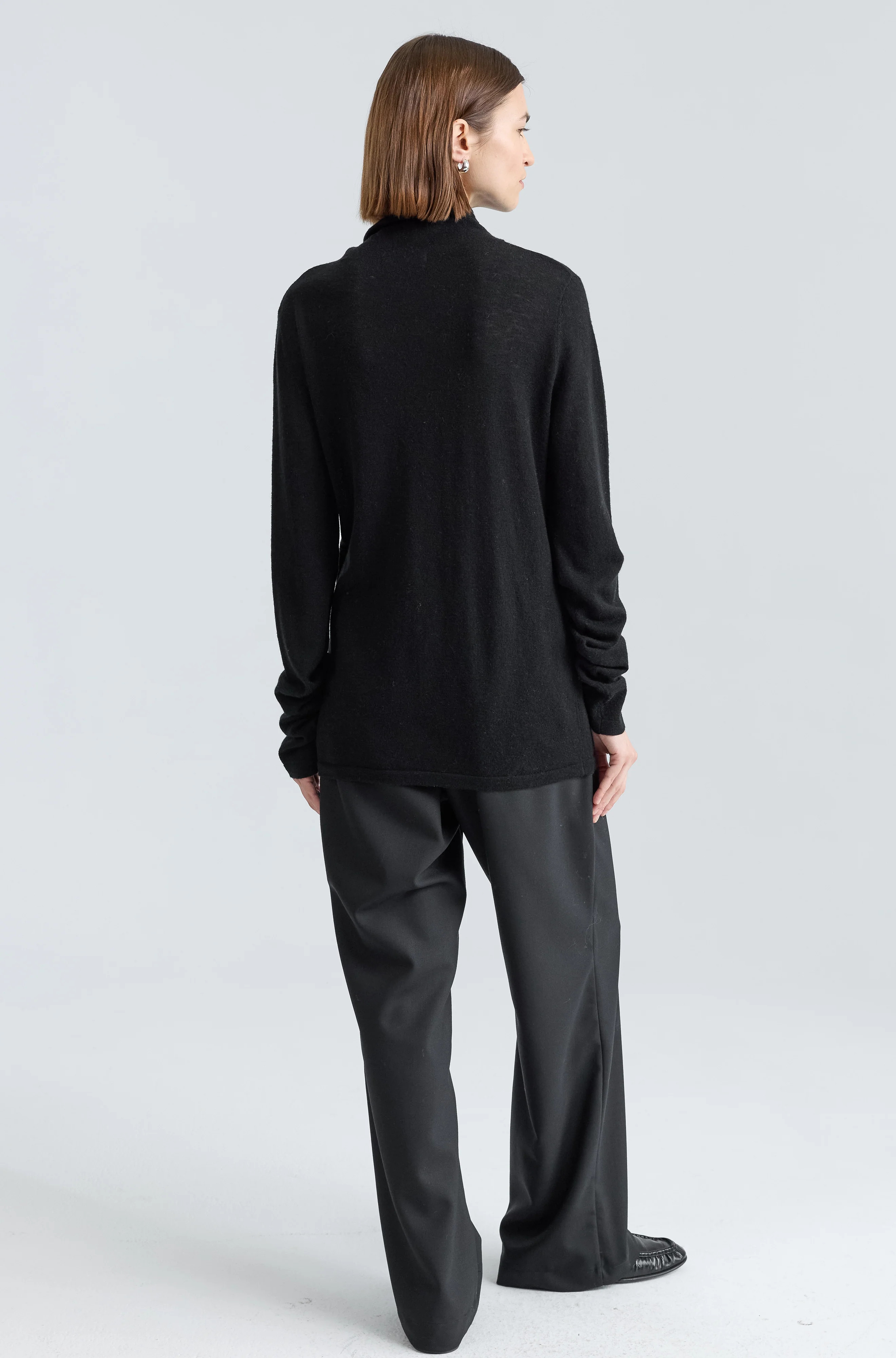 Funnel Wool/Cash Turtleneck | Almina Concept