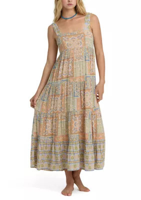 Billabong Women's All Good Maxi Dress, Blue, Large | Belk