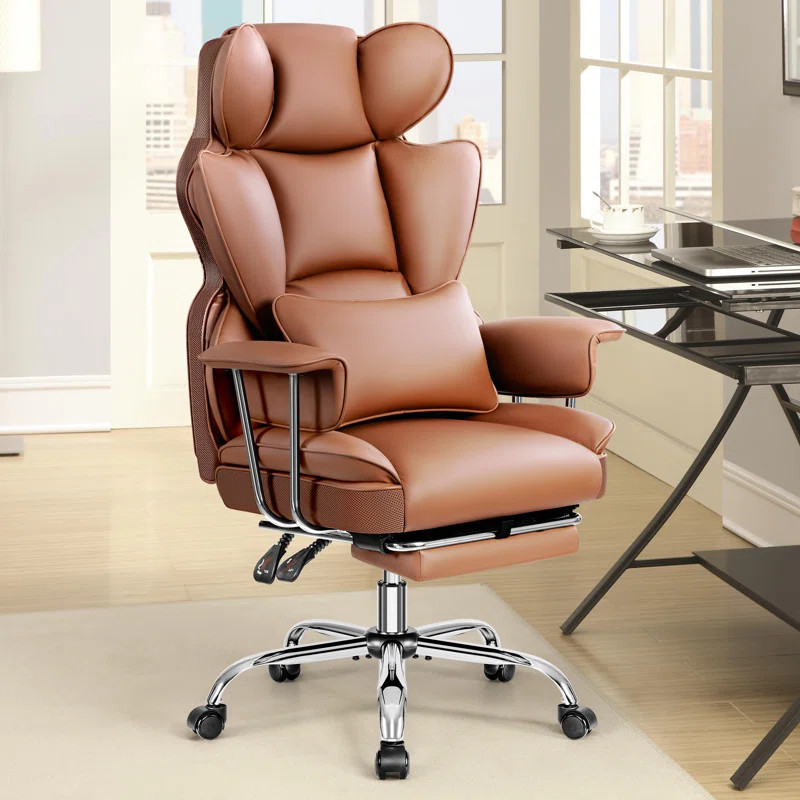 Red Barrel Studio® Faux Leather Executive Computer Chair & Reviews | Wayfair | Wayfair North America