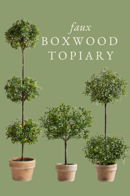 There’s nothing more classic than a boxwood topiary. For those like me that can’t seem to keep plants alive, these are some no fuss topiary options that will last forever and easily elevate your home  

#LTKhome #LTKfindsunder100 #LTKSpringSale