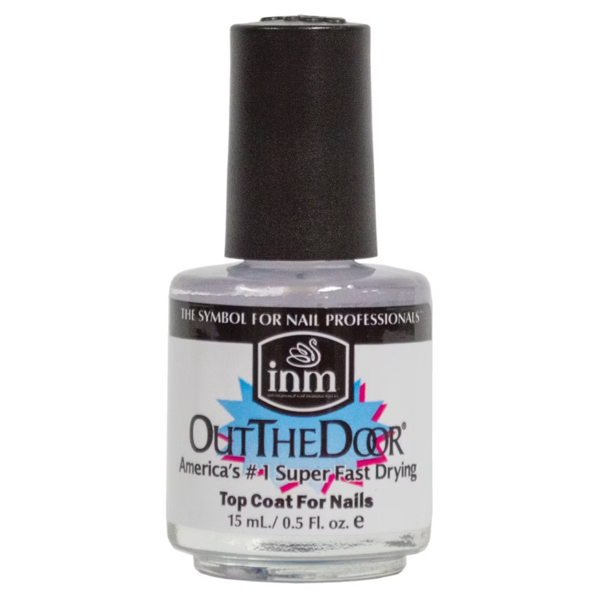 INM Out The Door Super Fast Dry Top Coat - Clear - 0.5 fl oz | Target