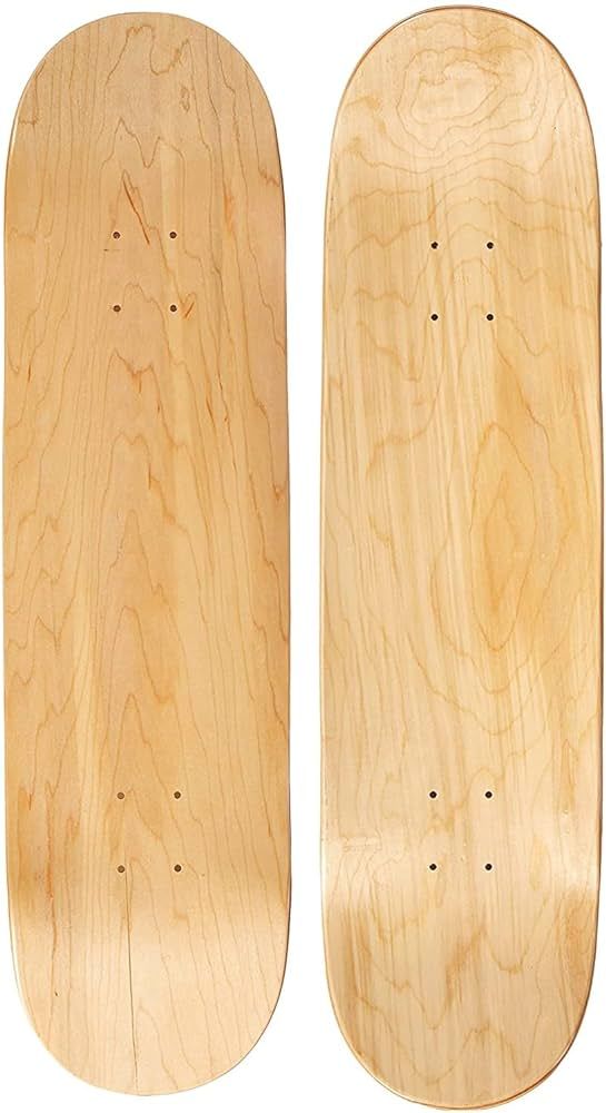 Moose Blank Skateboard Deck - Premium 7-Ply Maple Construction - Natural Wood - Choose from 10 Si... | Amazon (US)