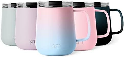Simple Modern Travel Coffee Mug with Lid and Handle | Reusable Insulated Stainless Steel Cold Brew I | Amazon (US)