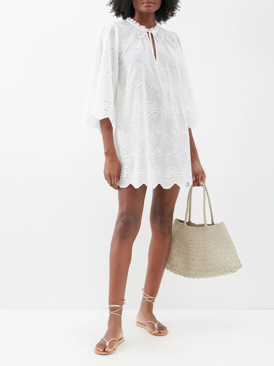 Lucy broderie-anglaise cotton dress | Melissa Odabash | Matches (US)