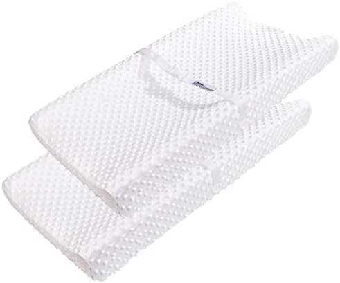 Changing Table Pad Covers AceMommy Ultra Soft Minky Dots Plush Changing Table Covers Breathable C... | Amazon (US)