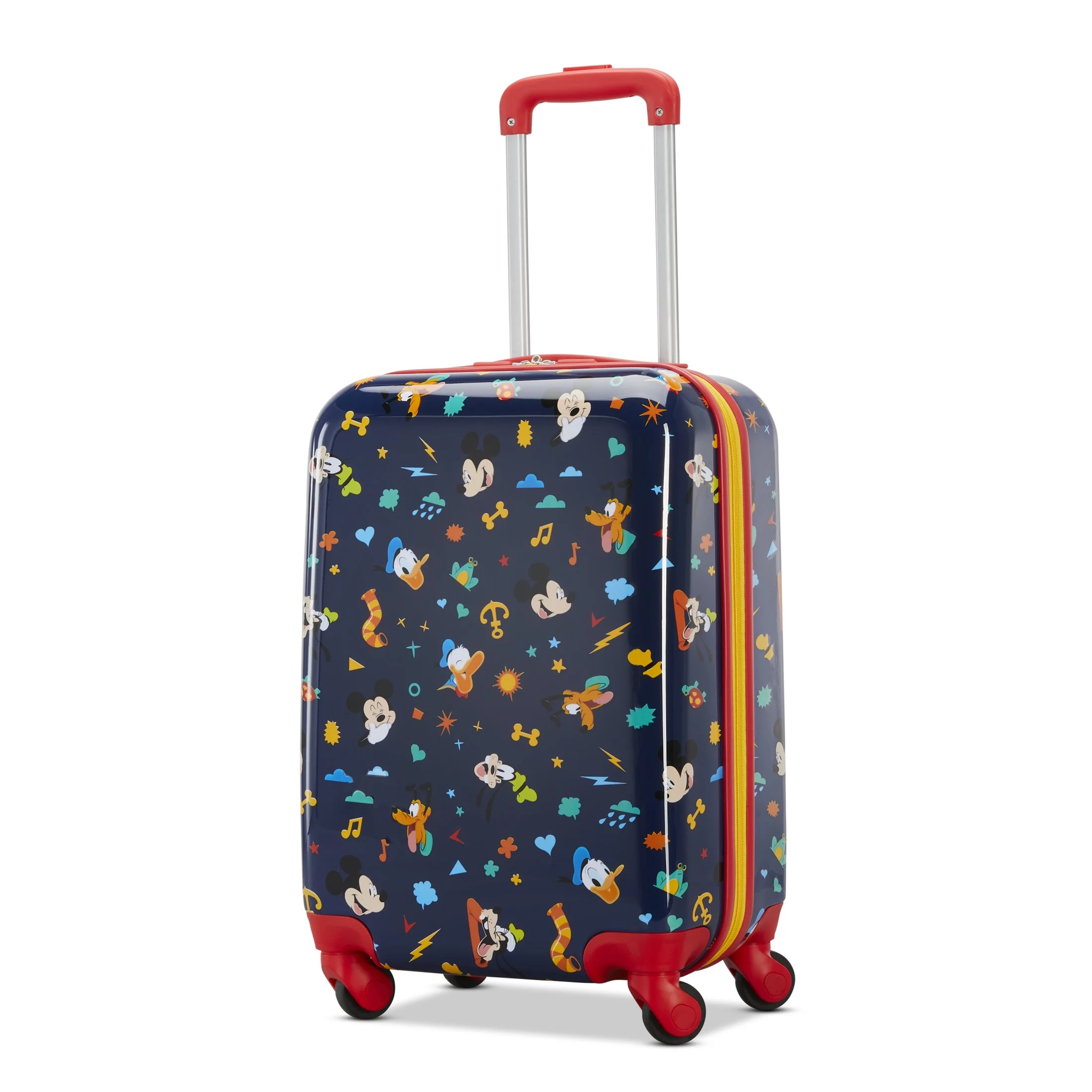 Disney x American Tourister Kids Carry On Suitcase with Spinner Wheels - Mickey Mouse | Walmart (US)