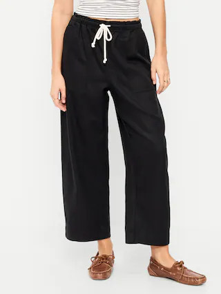 High-Waisted Utility Ankle Pants | Old Navy (CA)