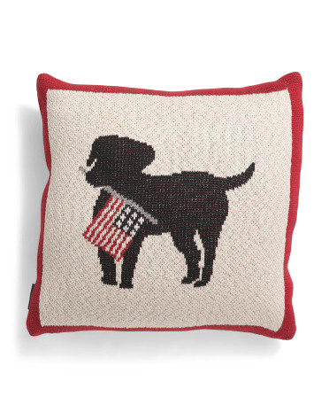18x18 Dog Decorative Pillow | TJ Maxx