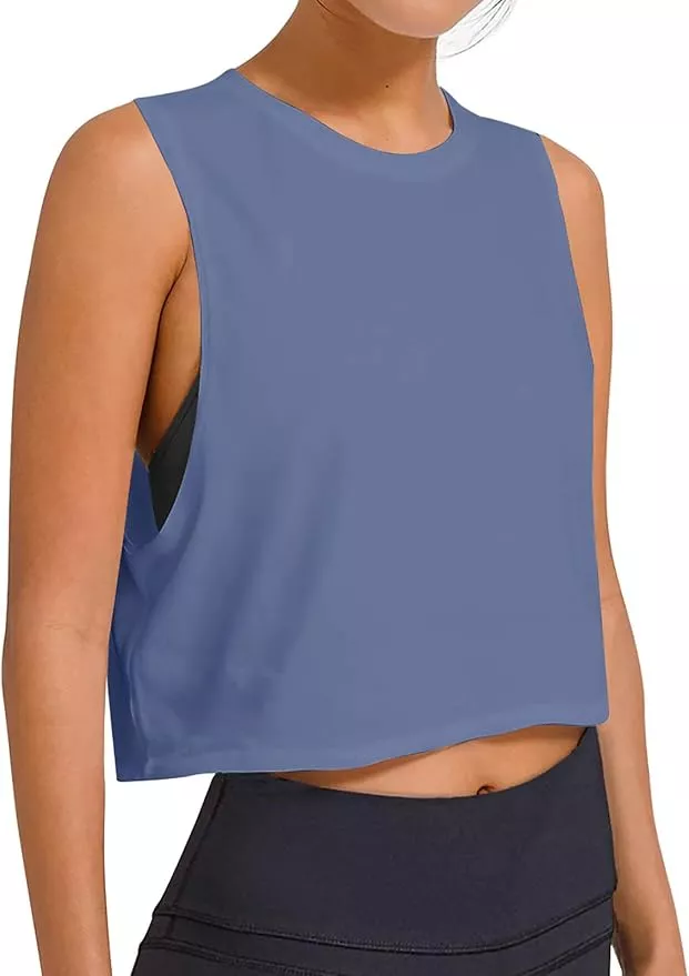 LASLULU Crop Tops Workout Tops … curated on LTK