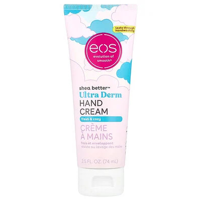 EOS, Shea Better™, Ultra Derm Hand Cream, Fresh & Cozy, 2.5 fl oz (74 ml) | iHerb