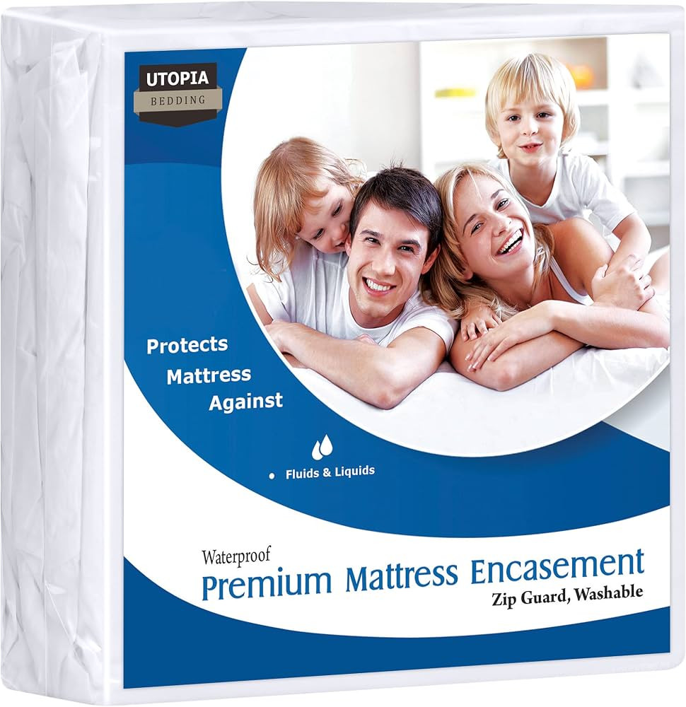 Utopia Bedding Premium Zippered Mattress Encasement (Fits 6 Inches Mattress, Twin) - Waterproof a... | Amazon (US)