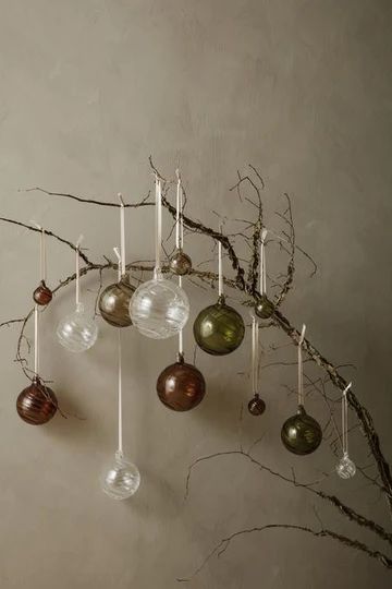 Twirl Ornaments Sets in Various Sizes | Burke Decor