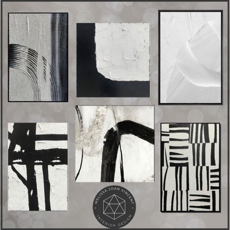| B + W | Selection of well priced black and white abstract art. 

Art | Amazon | Abstract Art | Decor | Wall decor | Style

#LTKFind #LTKstyletip #LTKhome