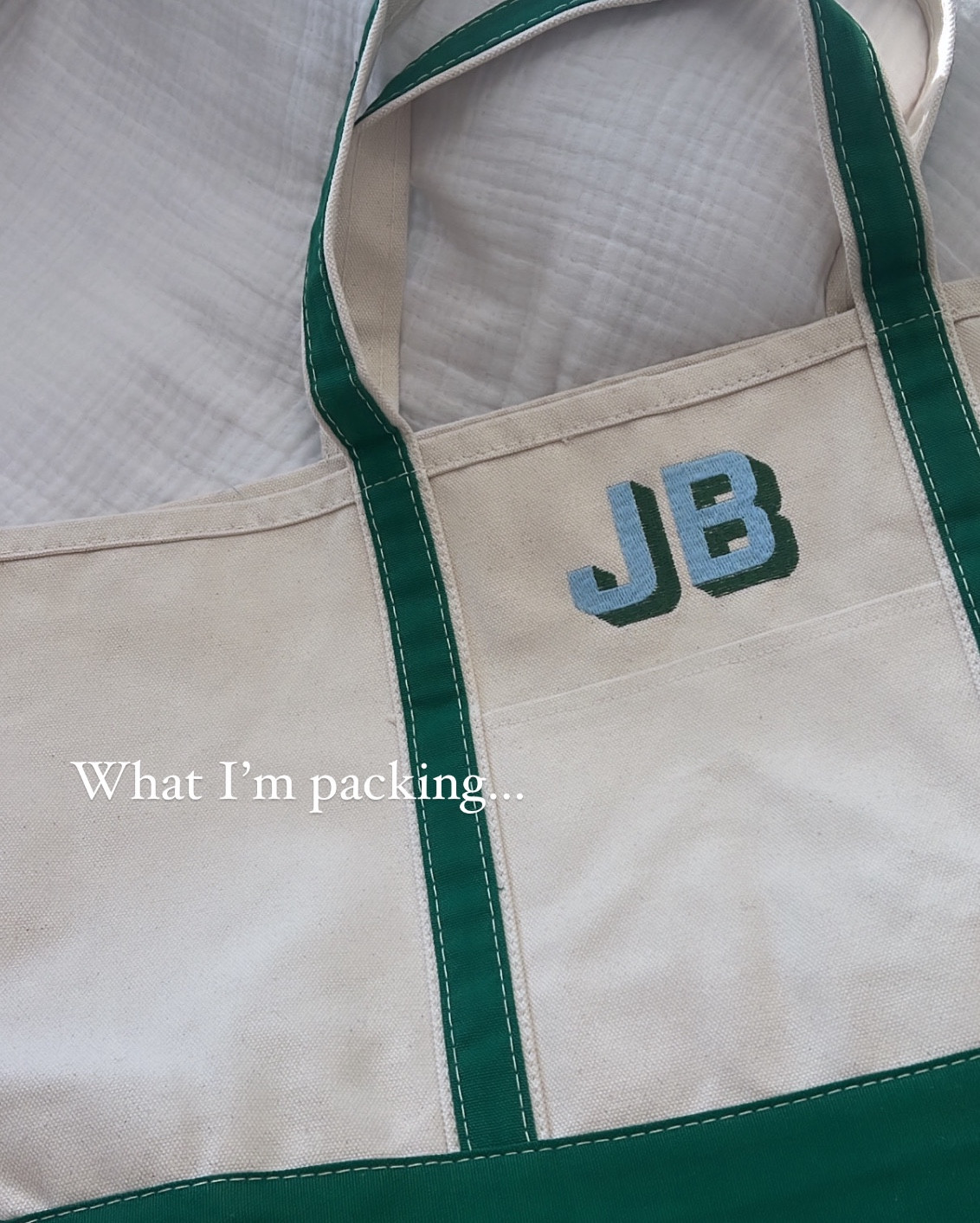 What I’m packing for an Easter weekend at home! Bag can’t be linked but it is from @threadandink on Instagram… go shop with her! One of my favorite small businesses ever! 

#LTKfindsunder50 #LTKtravel #LTKfamily