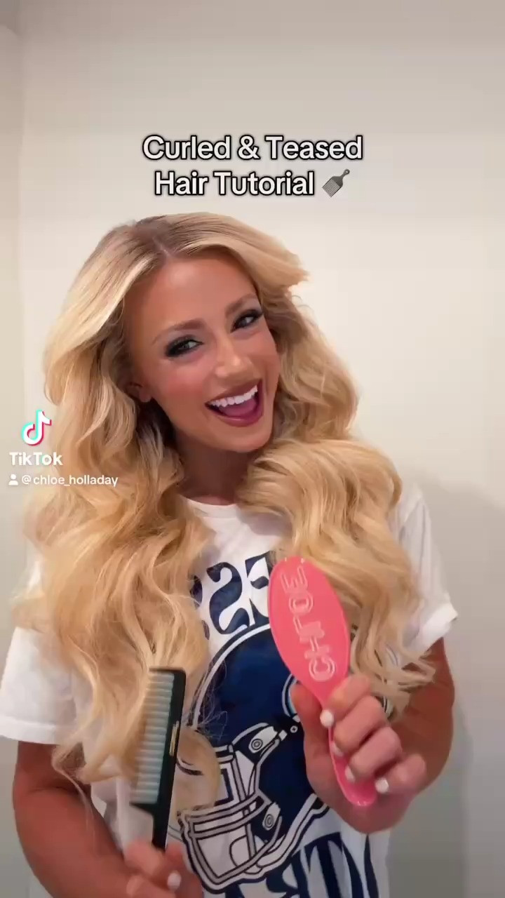 Curled & Teased Hair Tutorial 🤍 

 #LTKStyleTip #LTKBeauty