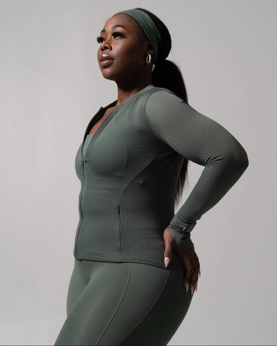 Spice Mesh Jacket - Limon Pepino | Buffbunny Collection