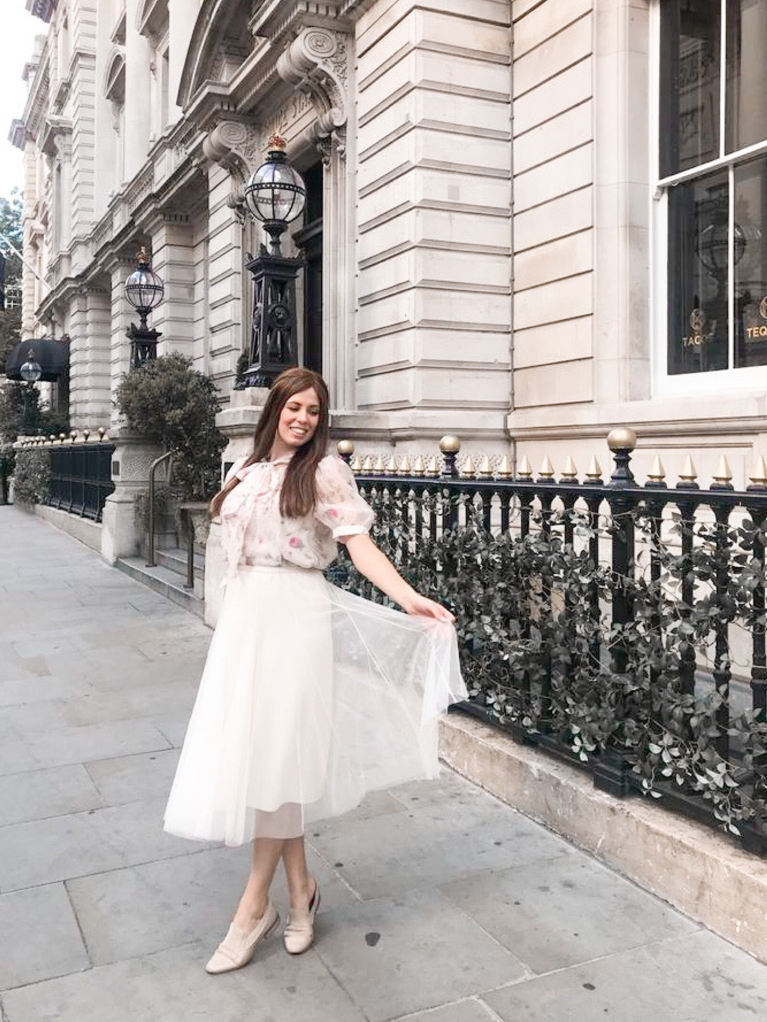 Outfit for being back in London.
Tulle midi skirt and floral blouse.
Ordered both in my usual size!

#LTKHoliday #LTKwedding #LTKunder100