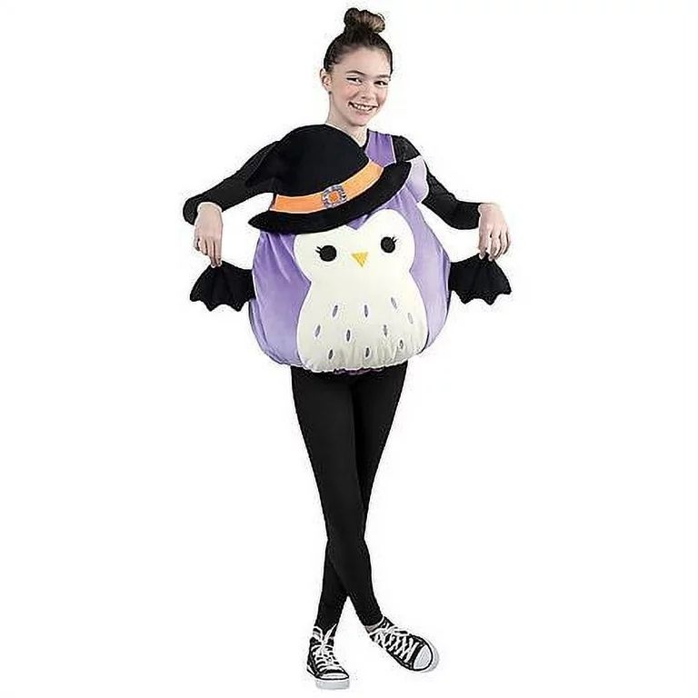 Jazwares Girls' Squishmallows Holly Owl Costume - Size 10-12 - Purple | Walmart (US)