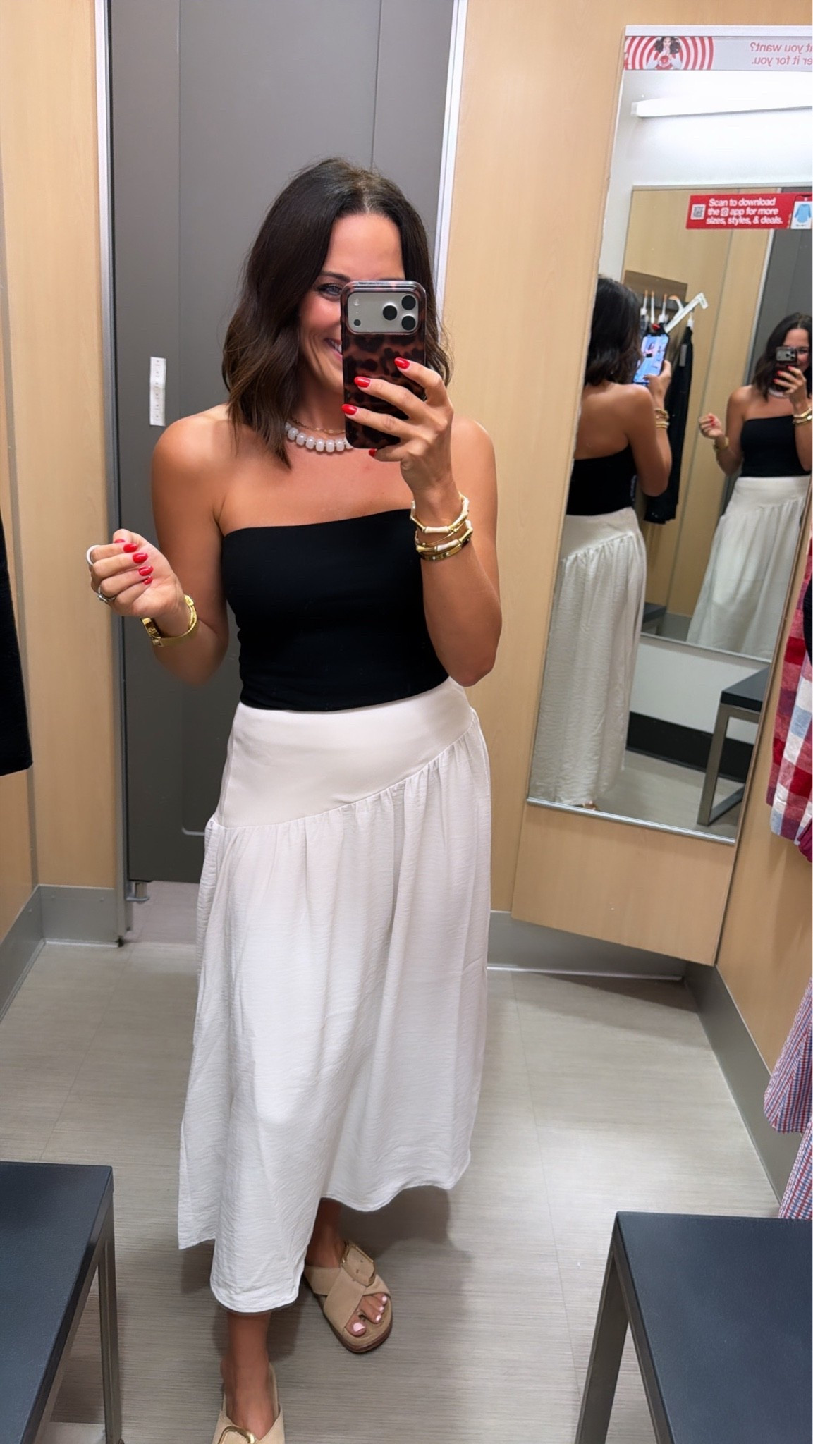 Y’all this is so good. 🤍 A black tank and white skirt will never not be cute, and this one looks way more expensive than it is.

Size XS, 5’3 for reference

#LTKStyle #LTKFinds #TargetStyle #TargetFashion #SummerStyle #CoastalStyle #NeutralOutfit #AffordableFashion #OOTD #LTKUnder50