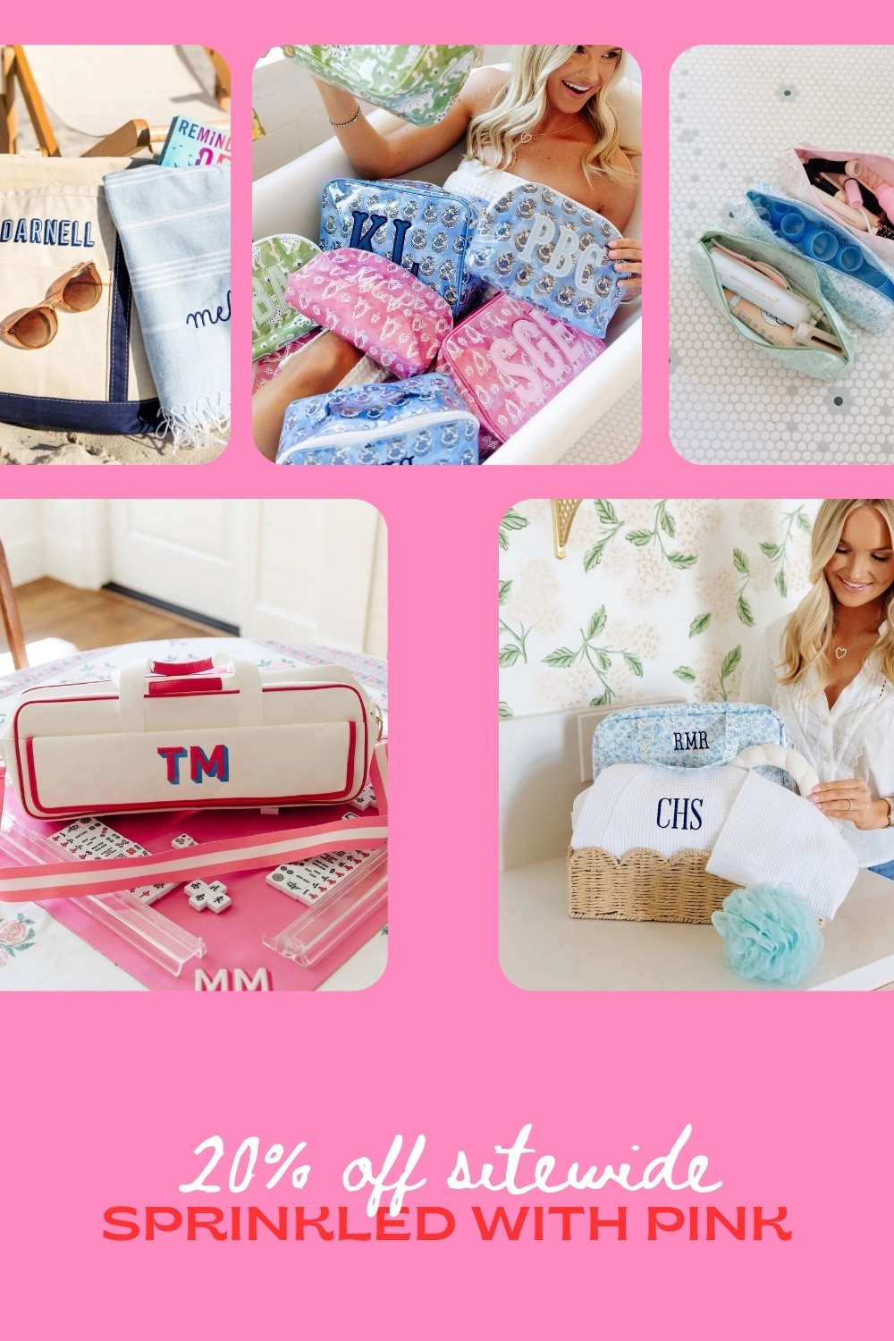 it’s all 20% off this weekend at sprinkled with pink!! great gifts for grads, moms, teachers and more • 


#LTKMothersDay #LTKSaleAlert #LTKTravel