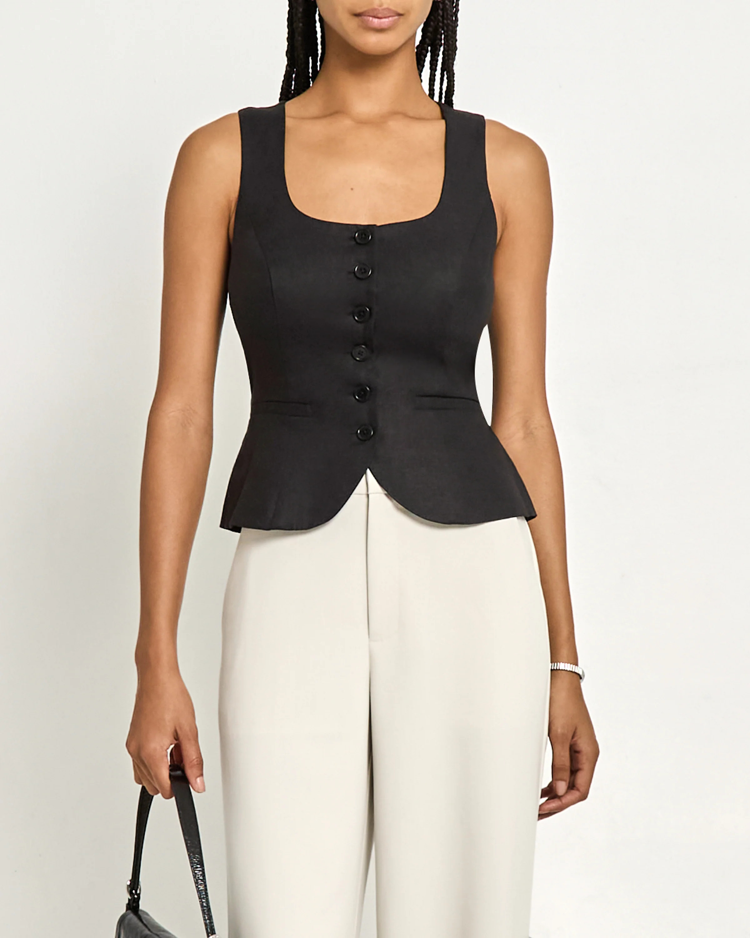 Lola Linen Vest | Few Moda