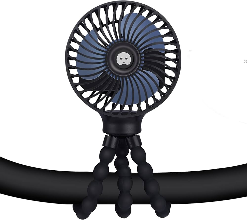 Stroller Fan,Portable Handheld Personal Baby Car Seat Mini Clip-On Fan USB Desk With Flexible Tri... | Amazon (US)
