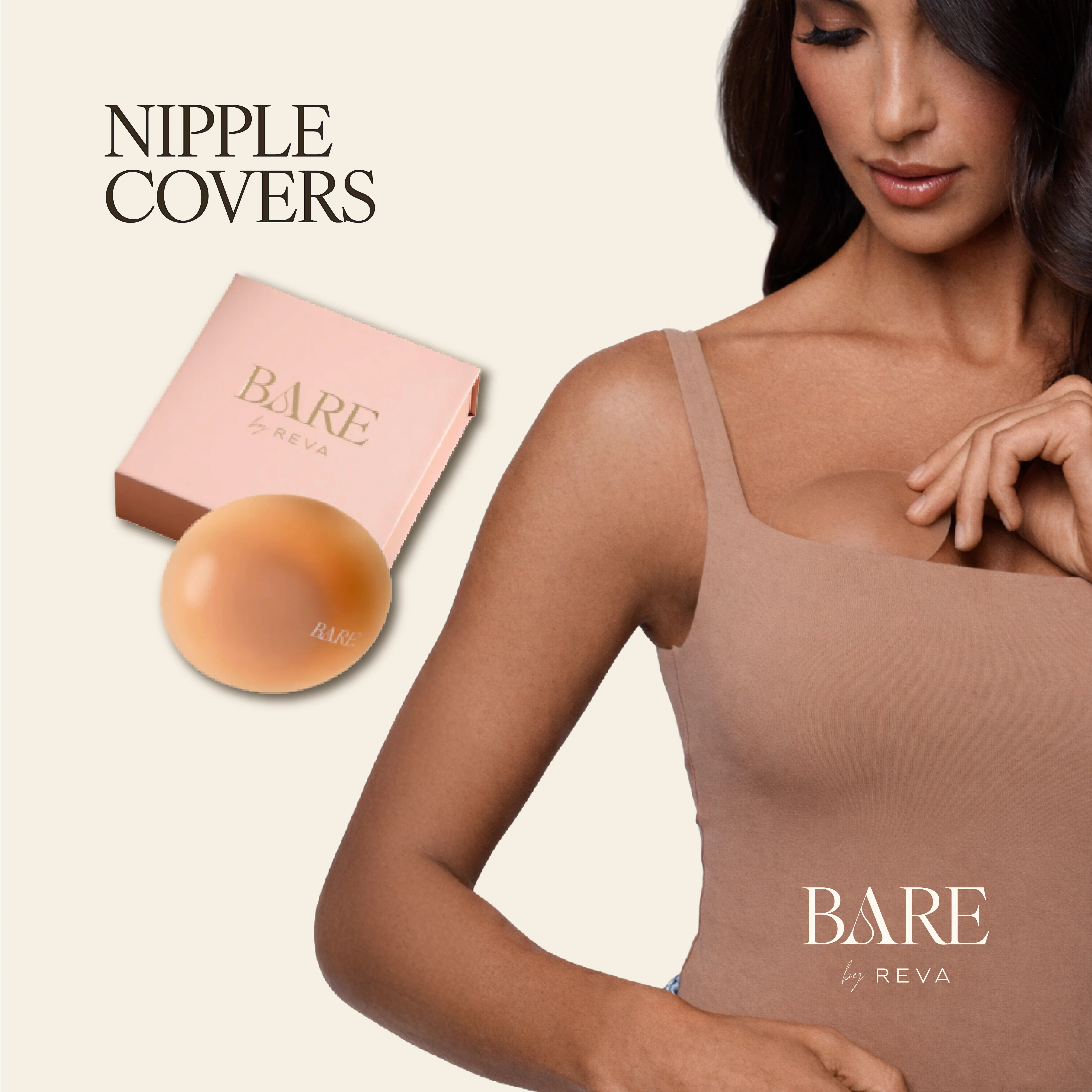 Seamless Matte Silicone Nipple Covers | BARE by REVA | BARE by REVA