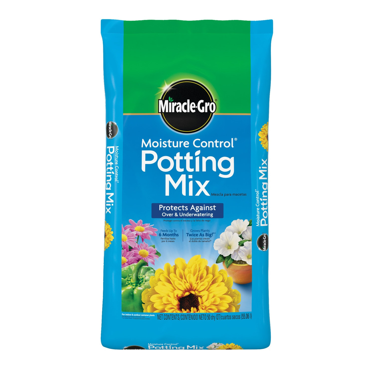 Miracle-Gro Moisture Control 50 Quart(s) All-purpose Potting soil mix | 70190430 | Lowe's