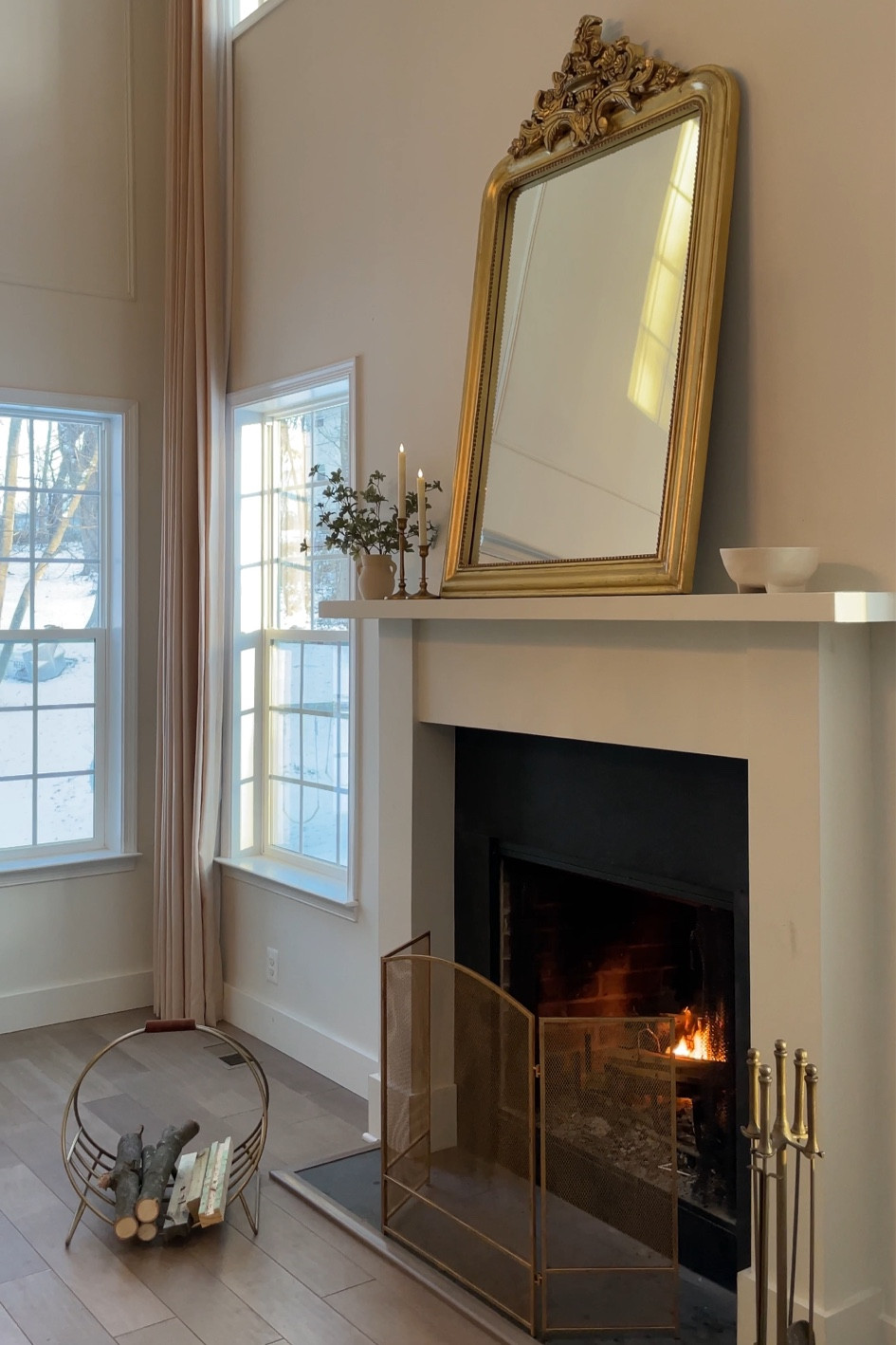 Fireplace Screen! ❤️#LTKfindsunder100 #LTKhome

#LTKSeasonal