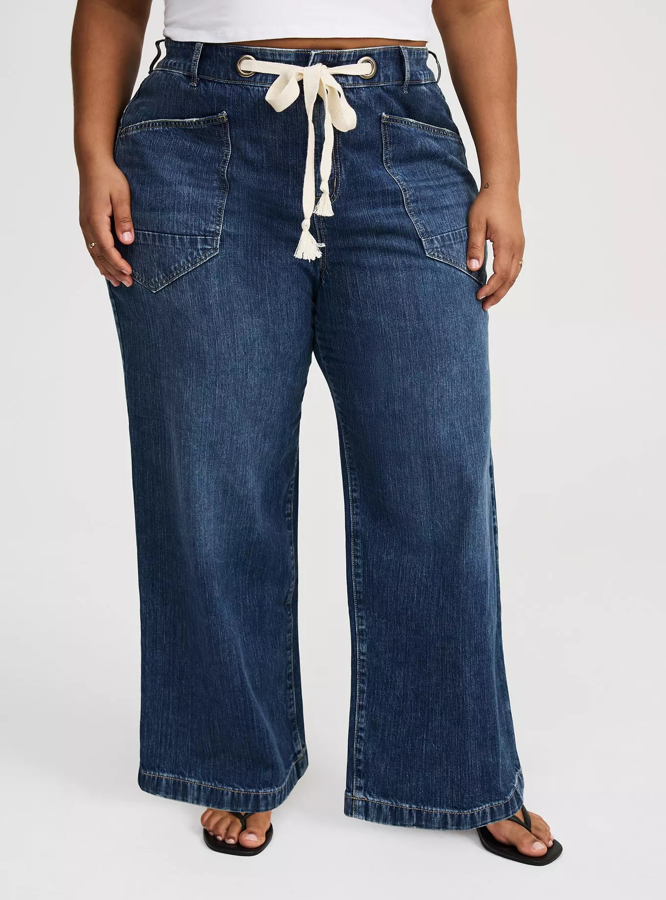 High-Rise Loose Straight Jean | Torrid (US & Canada)
