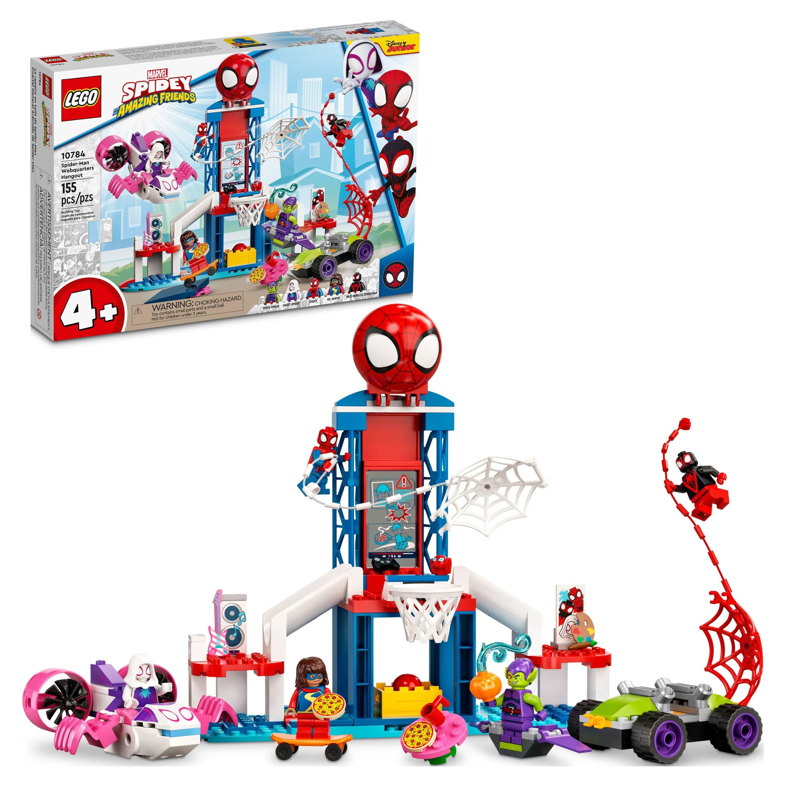 LEGO Marvel Spider-Man Webquarters Hangout 10784 Building Set - Spidey and His Amazing Friends Se... | Walmart (US)